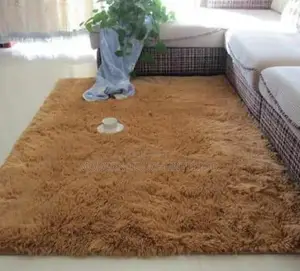 Brown Fluffy Carpet