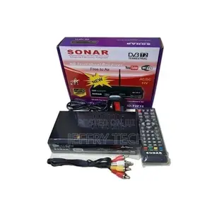 Sonar FREE to Air TV Digital Decoder + Free Aerial Connector