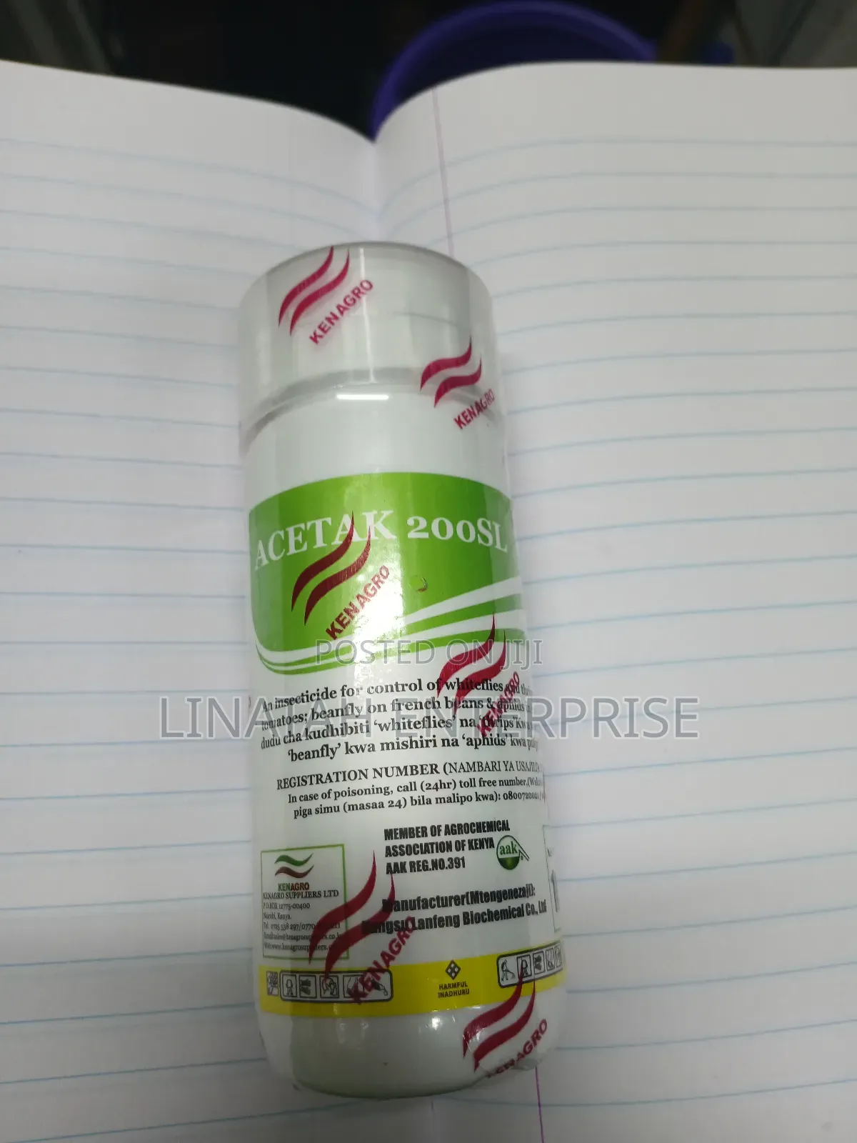 Acetak 200sl Insecticide 100ml