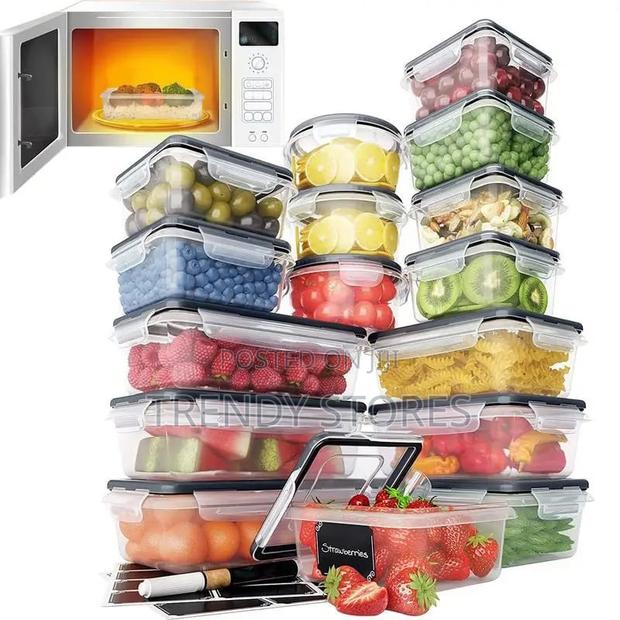Airtight Plastic BPA Free Containers - main view
