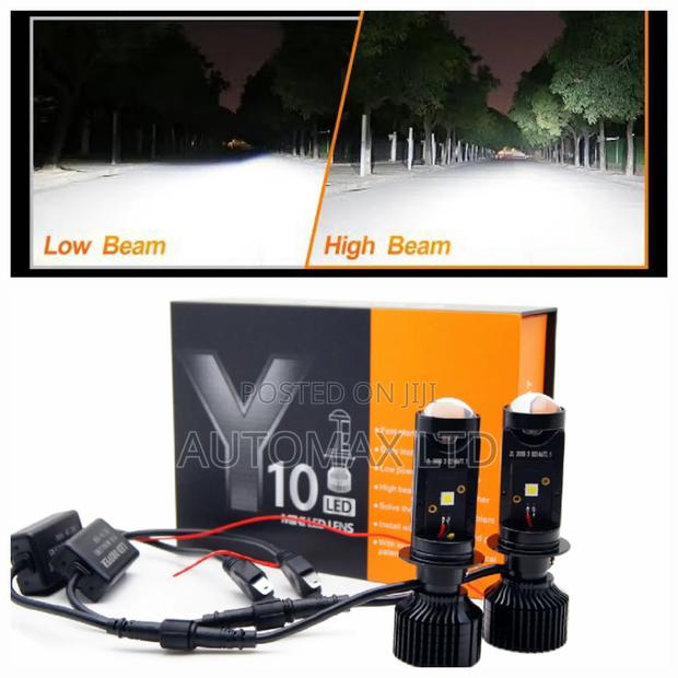 Bright H4 Mini Bi-Led Projector Bulbs. For Toyota,Nissan,Subaru,Honda