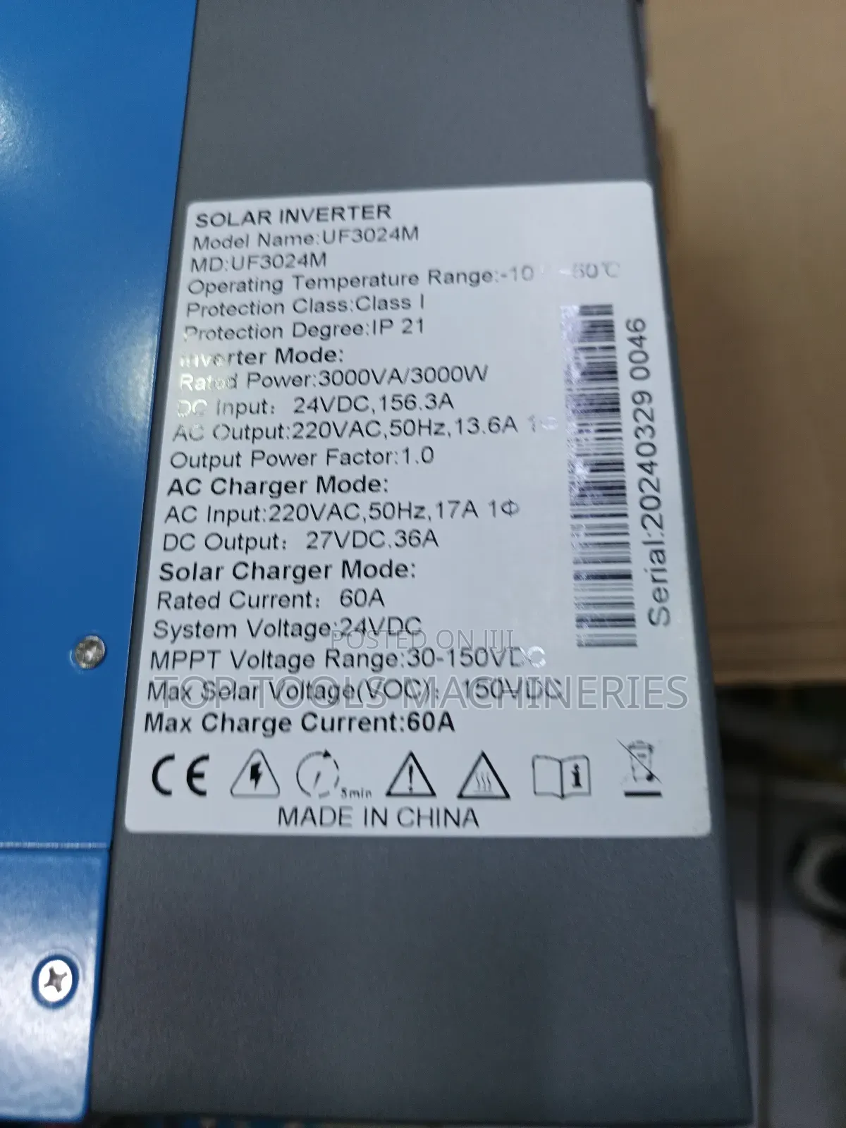 Goldenmax 3kva 24V Low Frequency Hybrid Inverter