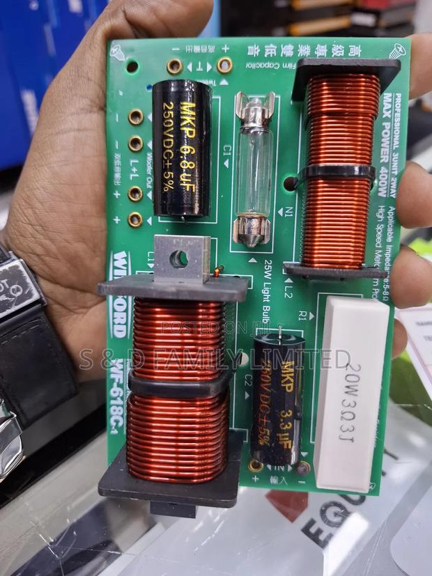 Winford 400 Watts 2 Way Crossover Wf-618c-1 - thumbnail 3