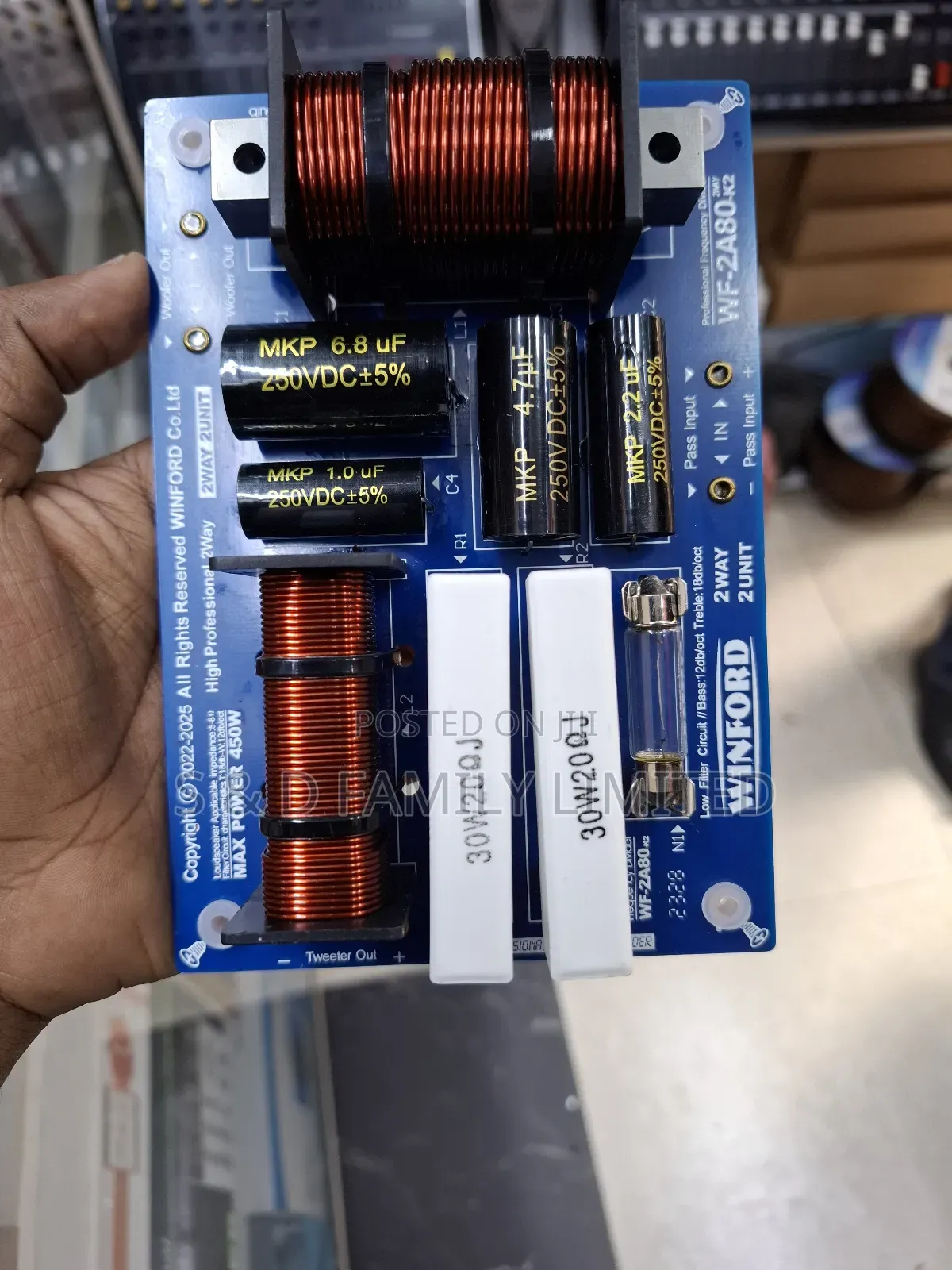 Winford Wf-2a80- Two Way Crossover