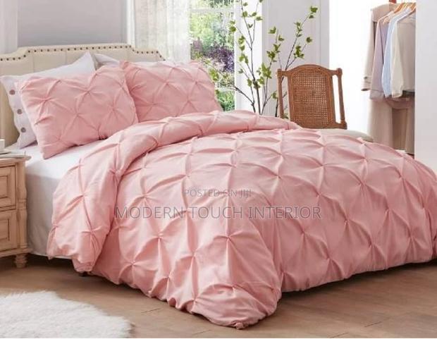 6 by 6 Pin Tuck Duvet Cover - main view