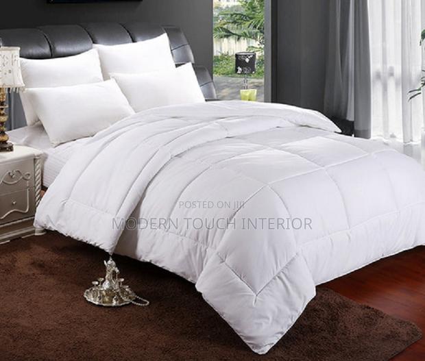 Binded White Stripes Duvet
