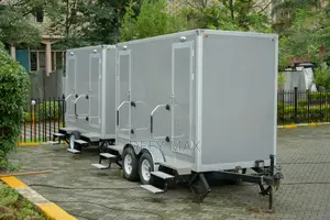 Vvip / Executive Portable Trailer Toilets For Hire
