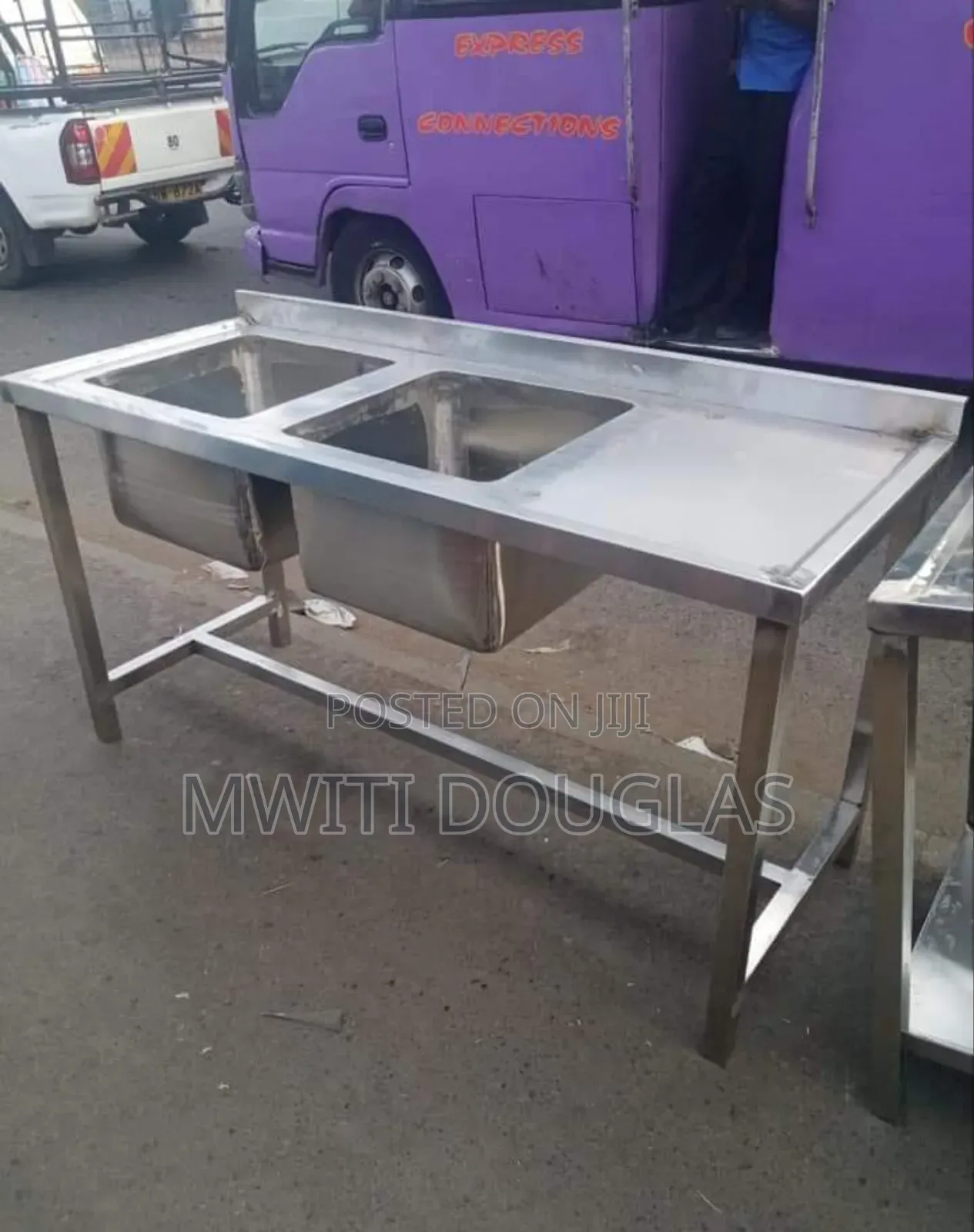 Delightful Double Sink, Stainless Steel