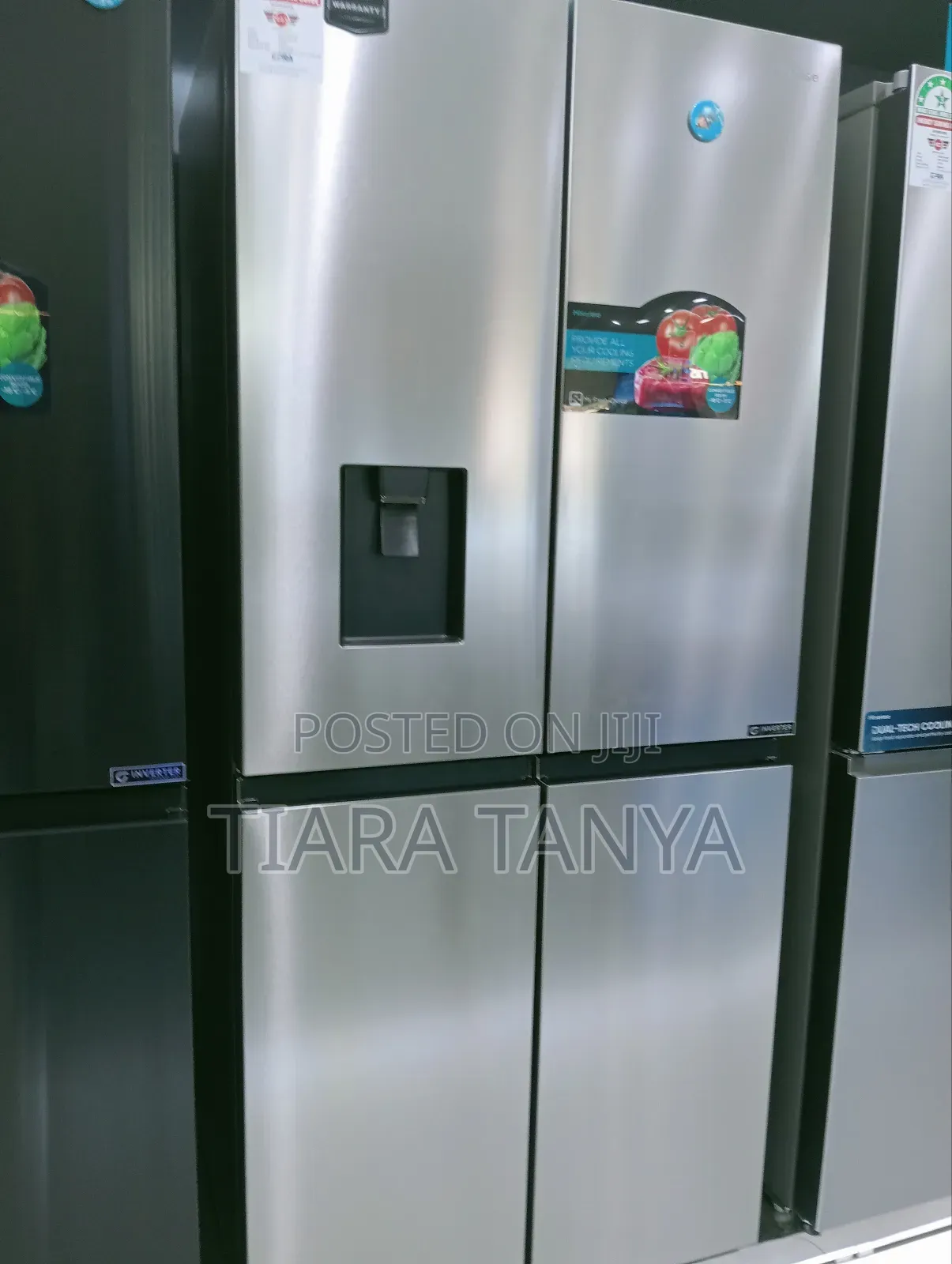 Hisense REF454DR 454L 4 Door Fridge With Water Dispenser