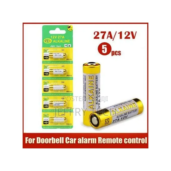 TOPLY 12V 27A Alkaline Battery 5pcs