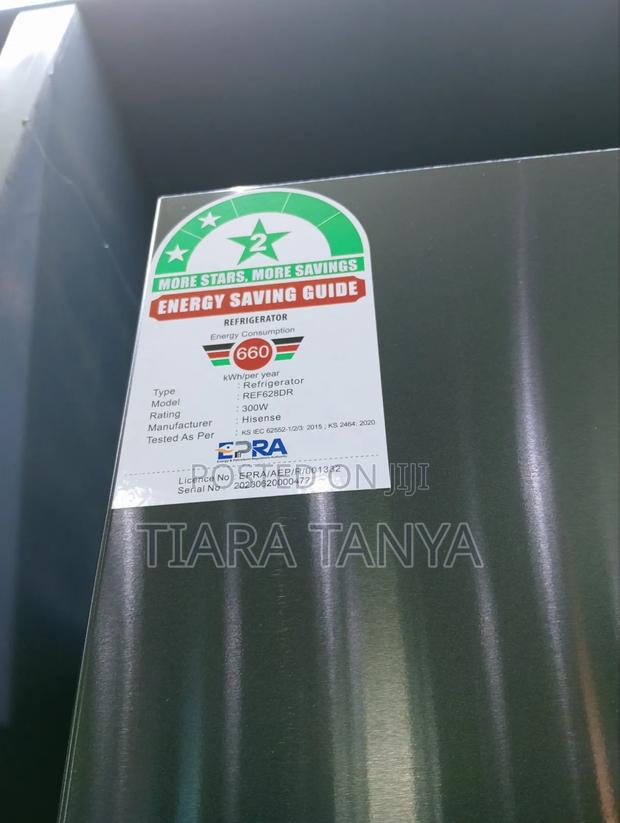 Hisense628l Side by Side Refrigerator With Water Dispenser - main view