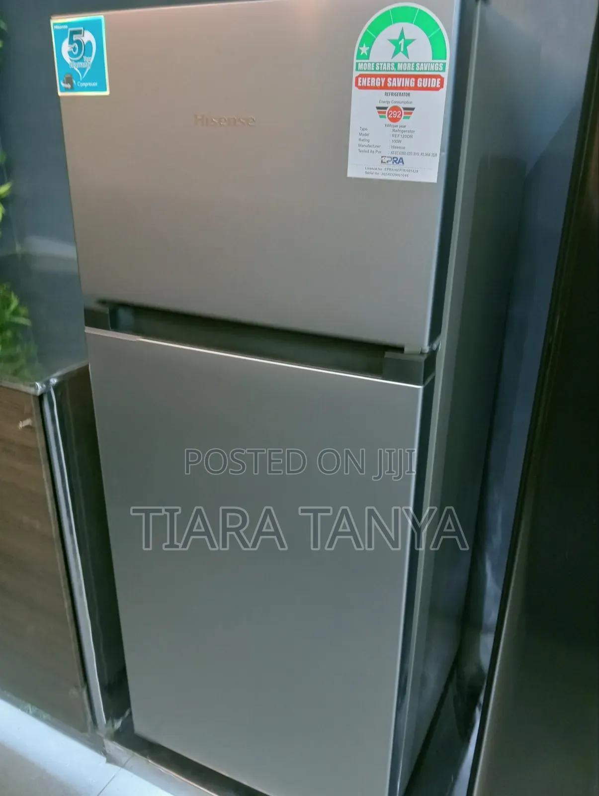 Hisense 120 Litres Double Door Fridge on Offer