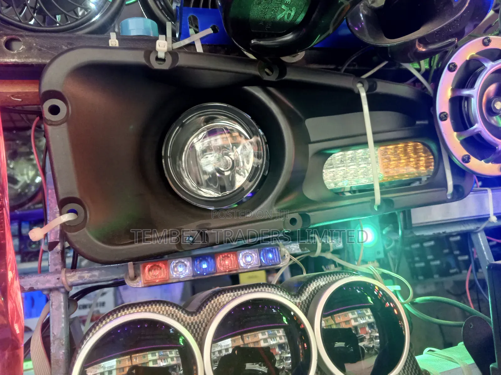 Complete Bullbar Lamp With Housing Parking Light/Foglight Indicator