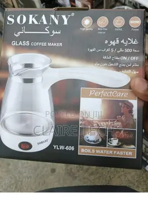 New Sokany Glass Coffee Maker YLW-606