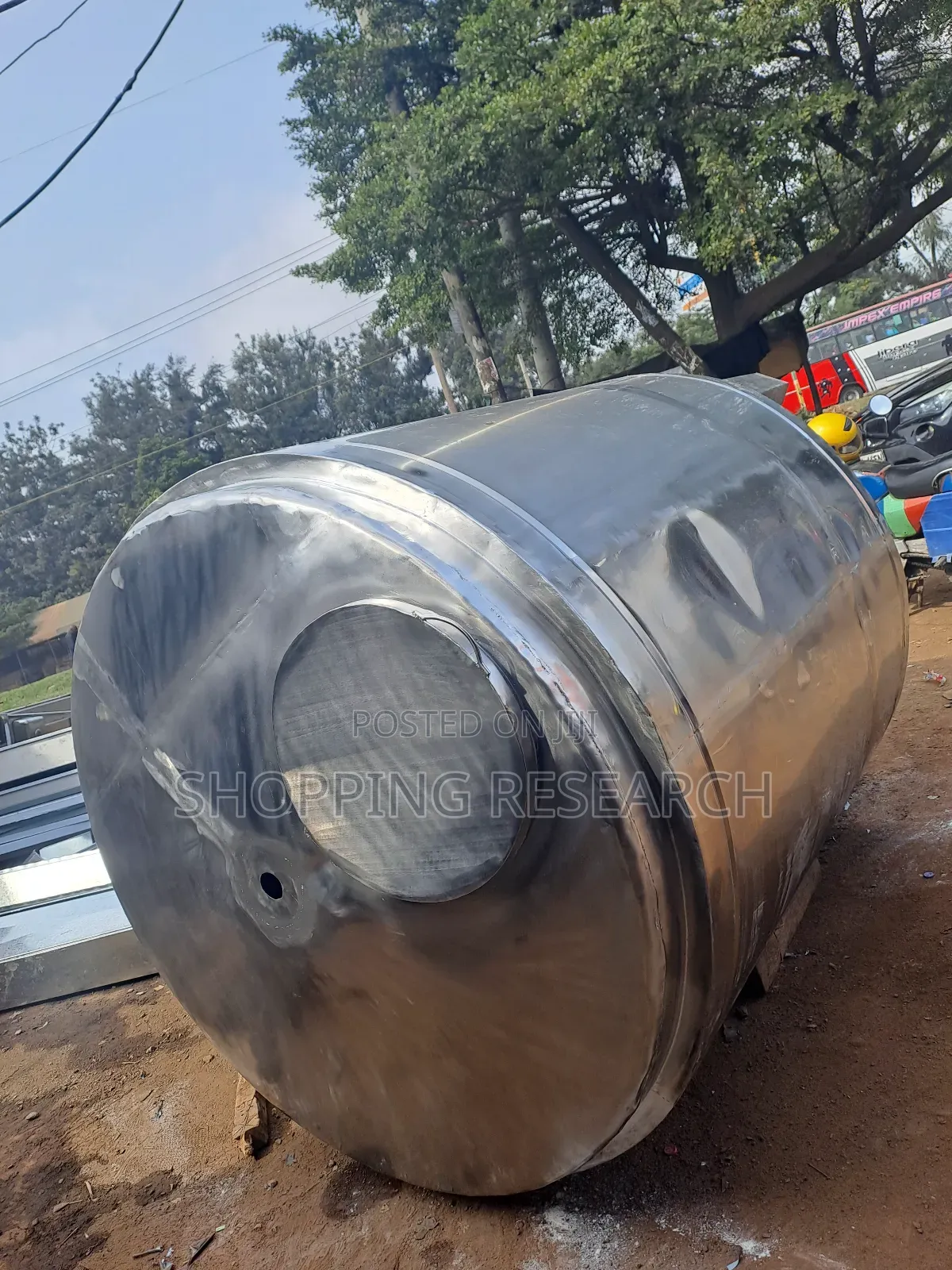 Stainless Steel Double Jacketed Tank 3000L