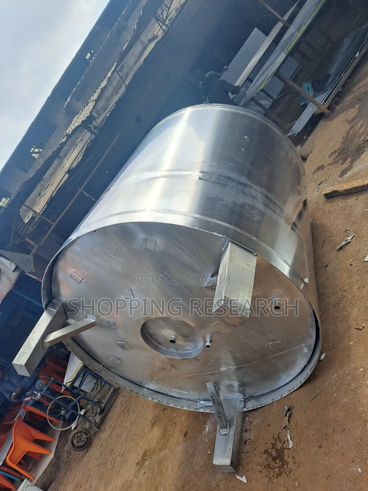 Stainless Steel Double Jacketed Tank 3000L