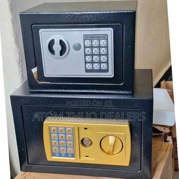 Black Safe Big Size Piggy Bank - main view