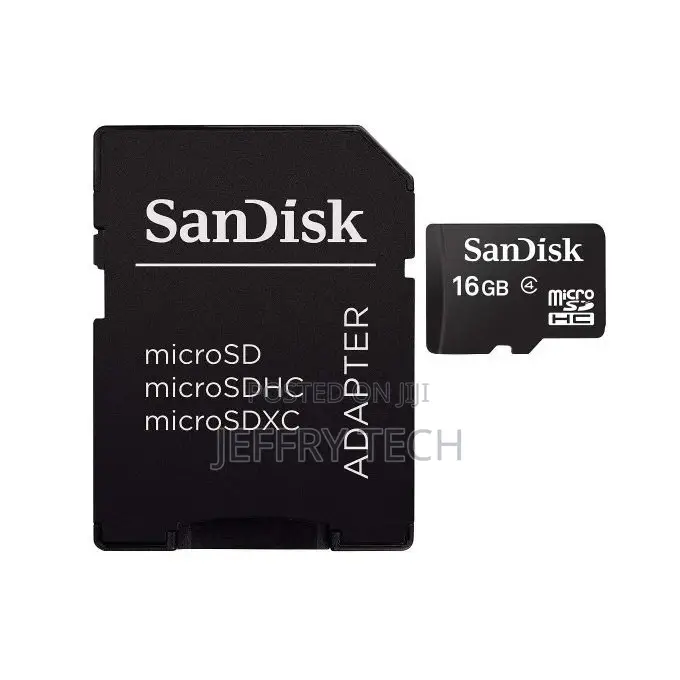 Sandisk 16GB Microsdhc With Adapter