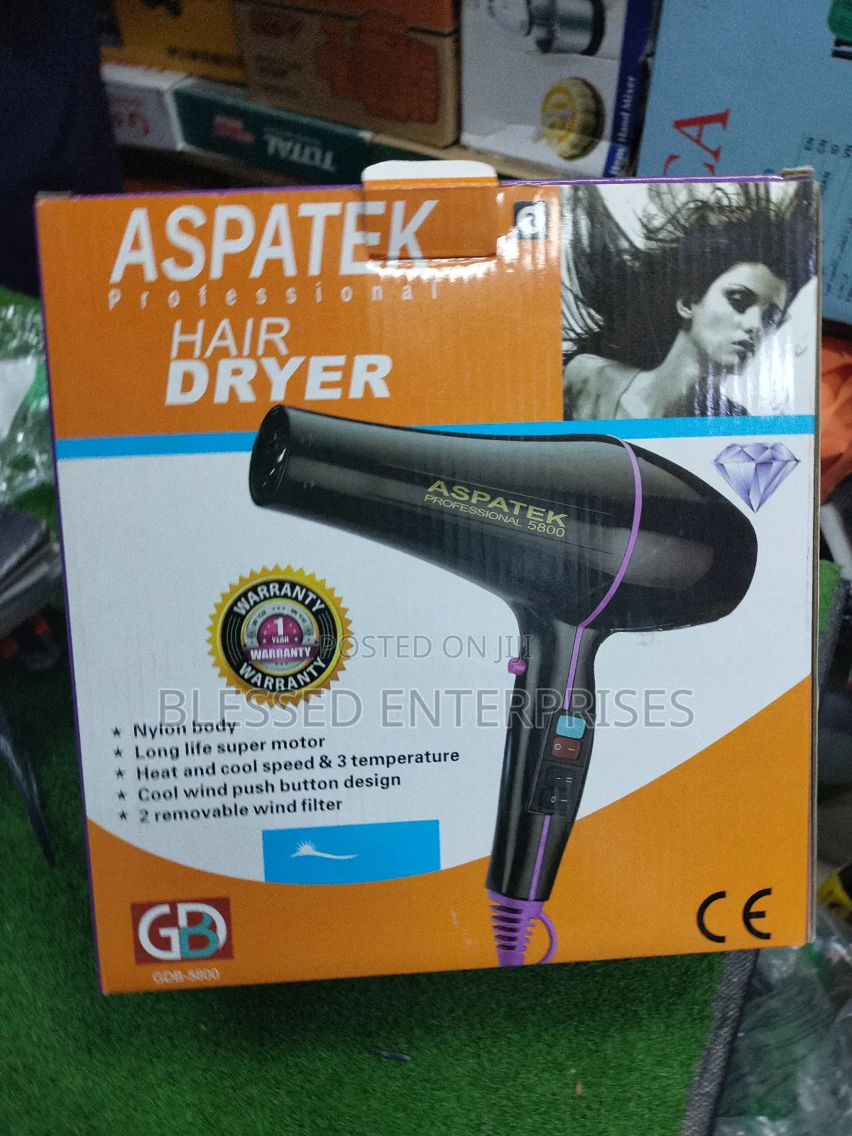 New Aspatek Hair Blow-Dry/Professional Hair Blow-Dryer
