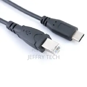 USB Type C ( USB 3.1 ) Male to Type B Male Printer Scanner