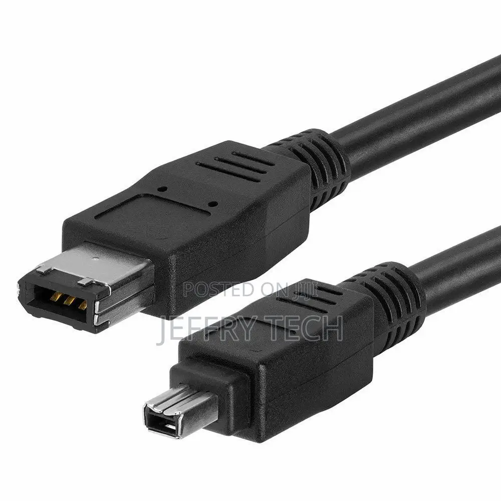 4-Pin to 6 Pin IEEE 1394 a Firewire 400 Ilink Cable for DV