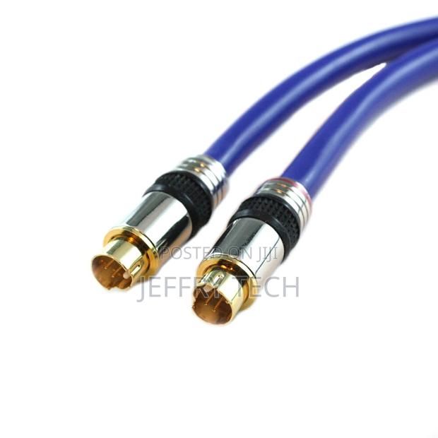 5m Mini Din 4-Pin S-Video Svideo Cable for TV/VCR/DVD/CABLE - main view