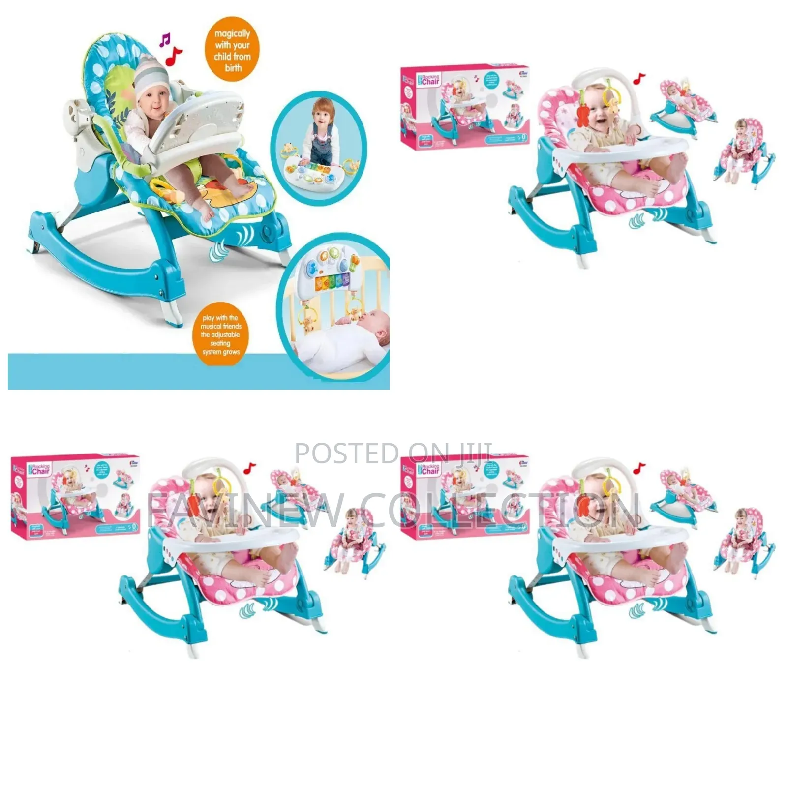 3 in 1 Baby Rocking Chair
