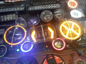 Different Sizes of Led Headlights Round and Rectangular