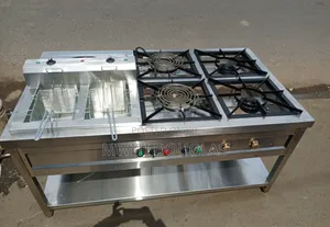 Great Modern Four Burner Combined Unit