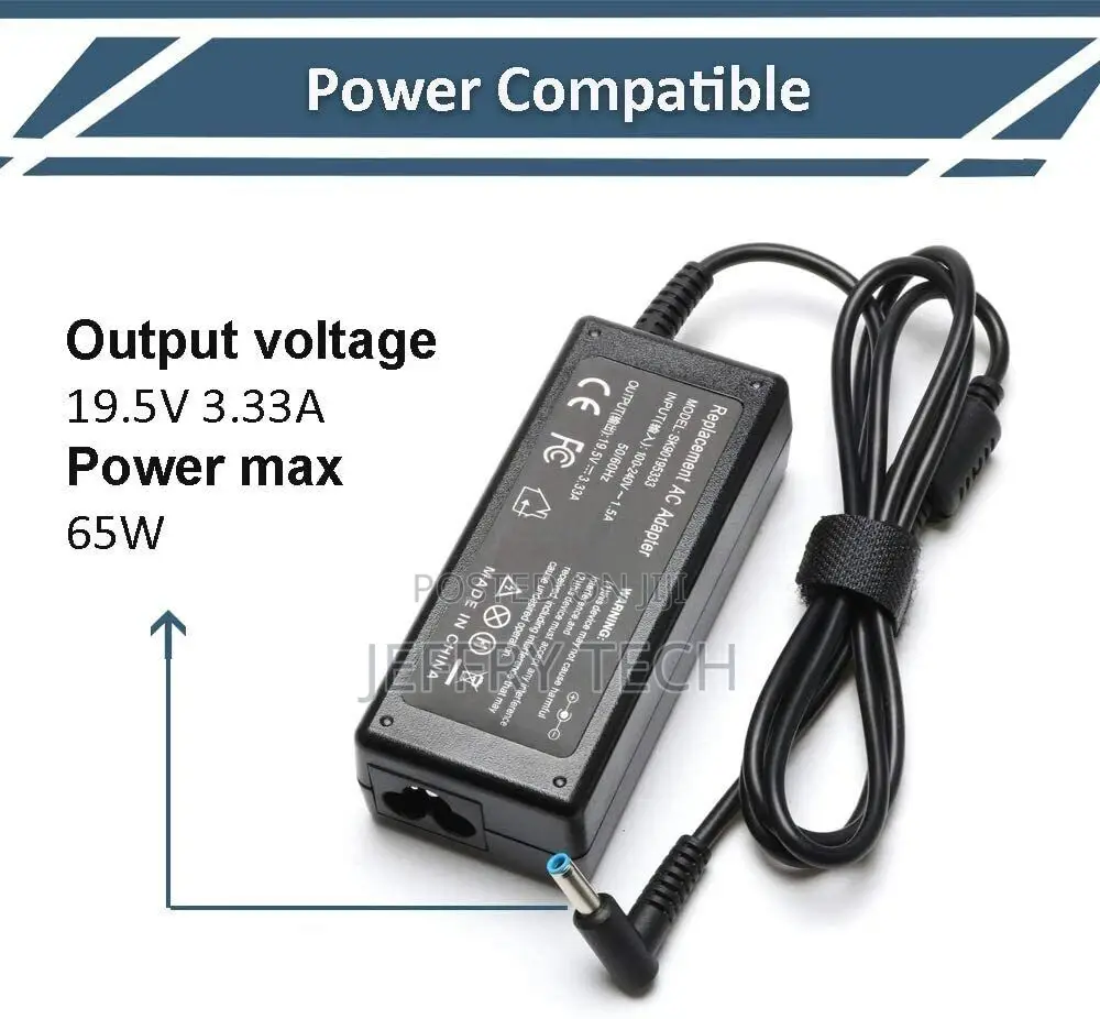 65W AC Adapter Laptop Charger Compatible for HP Envy 13 15 1