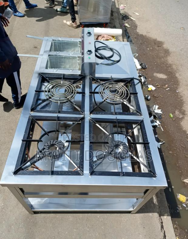 Most Parmanent Excellent Four Burner Combined Unit