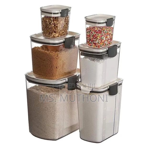 4pcs Airtight Storage Containers With Spoons - thumbnail 3