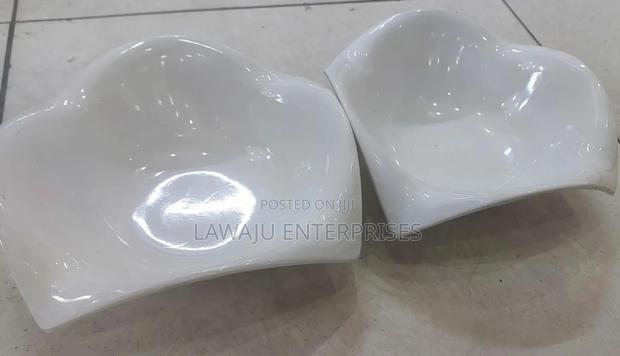 White Melamine Salad Bowl