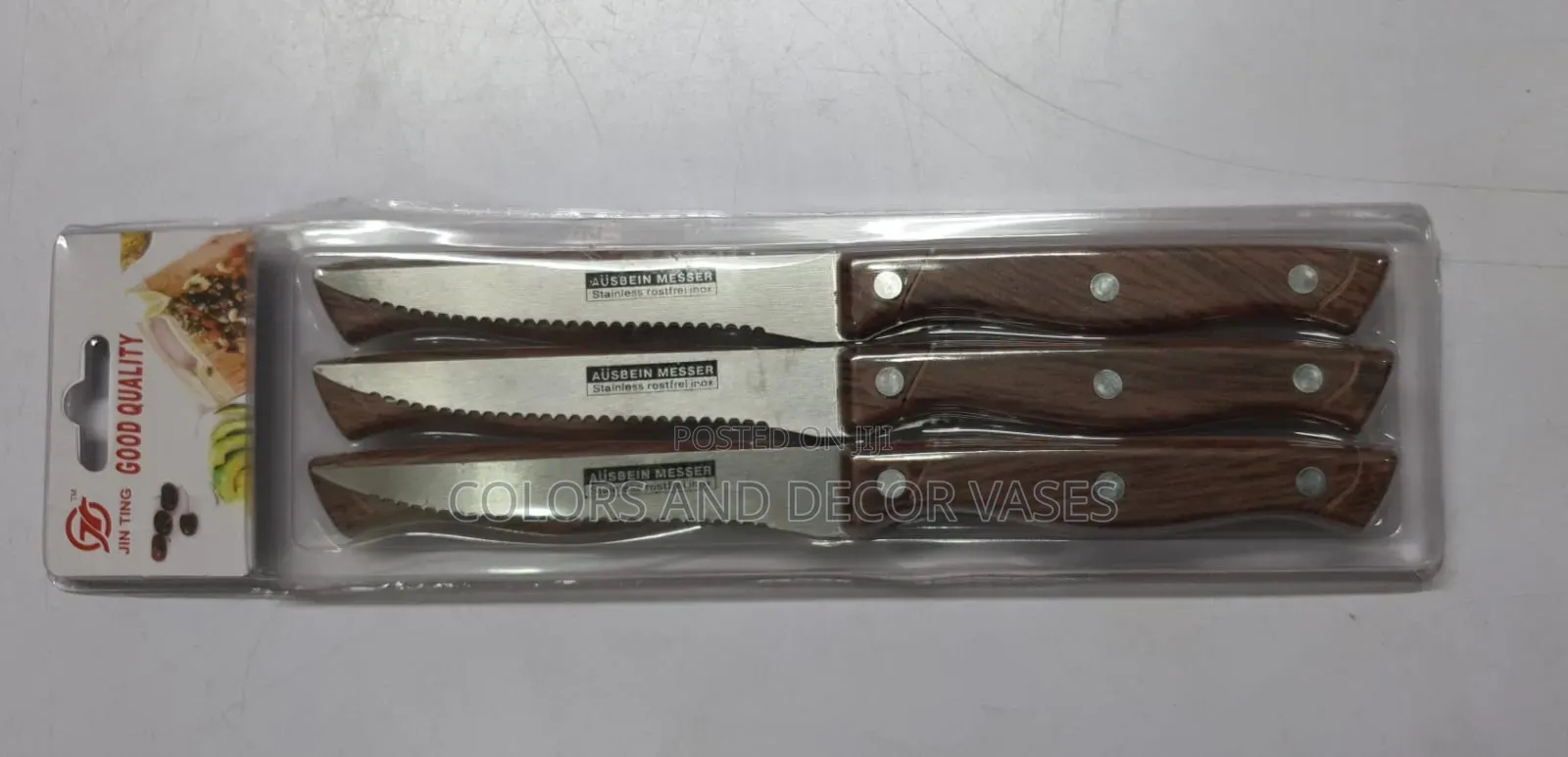 Steak Knife Set,Wooden Handle
6pcs KSH 1500 All