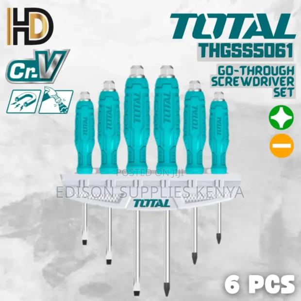 Total Screwdrivers Set Total Go-Through Screwdriver Set 6pcs - main view