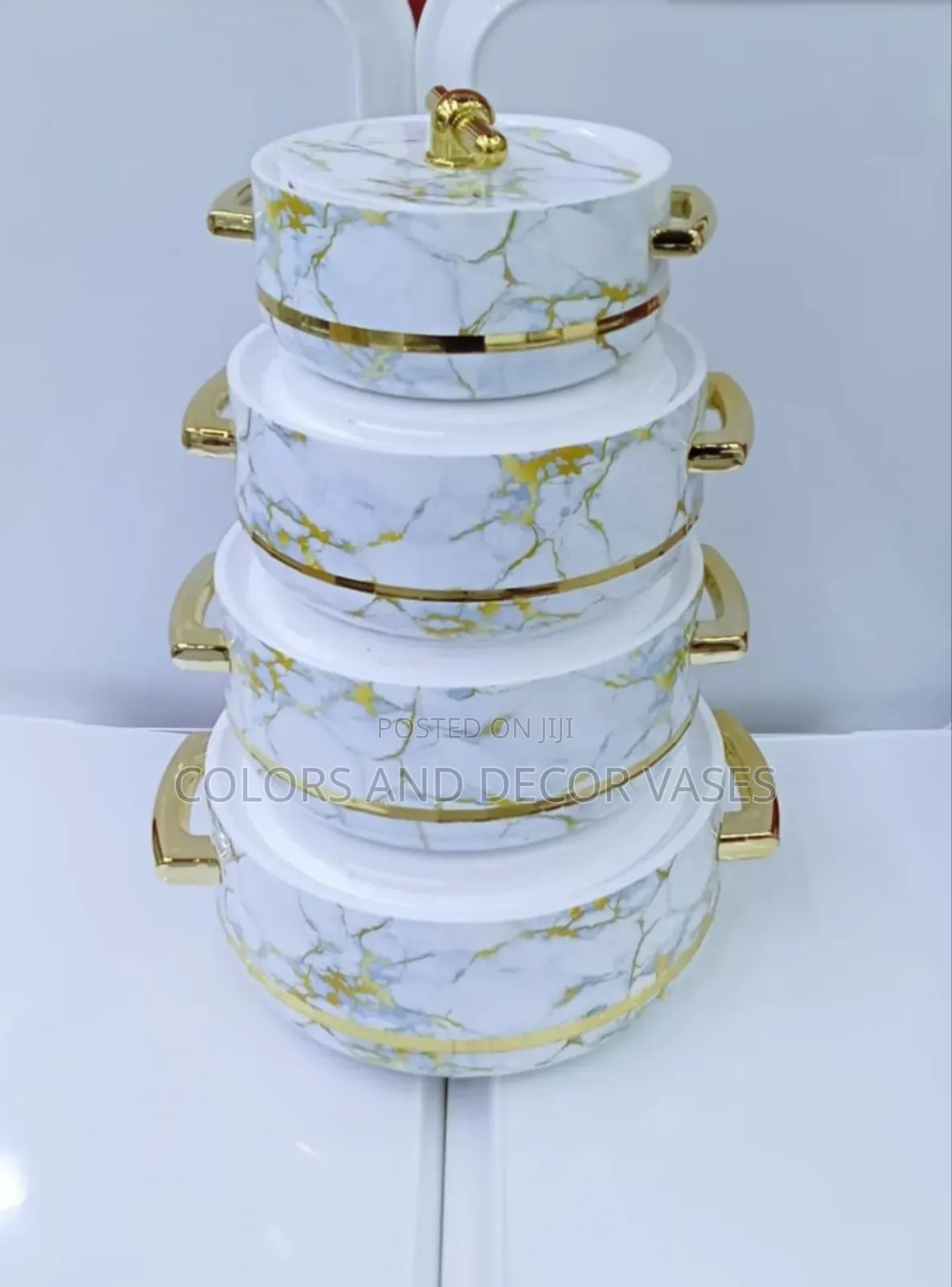White 4pcs Insulated Hot Pots KSH 6000.