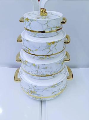 White 4pcs Insulated Hot Pots KSH 6000. - thumbnail 2