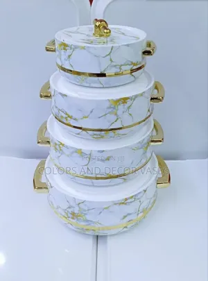 White 4pcs Insulated Hot Pots KSH 6000.