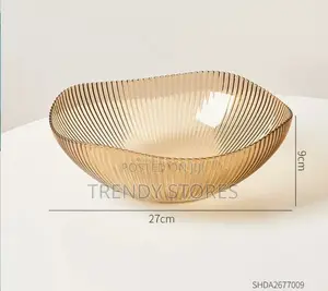 Gold Melamine Fruit Bowl