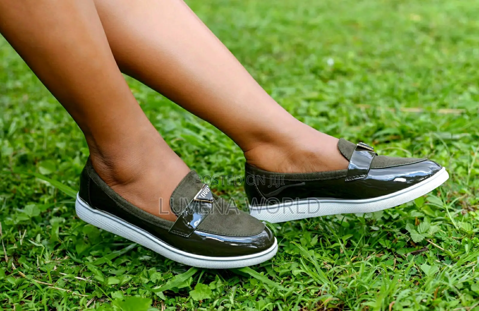 Wetlook Suede Brogues