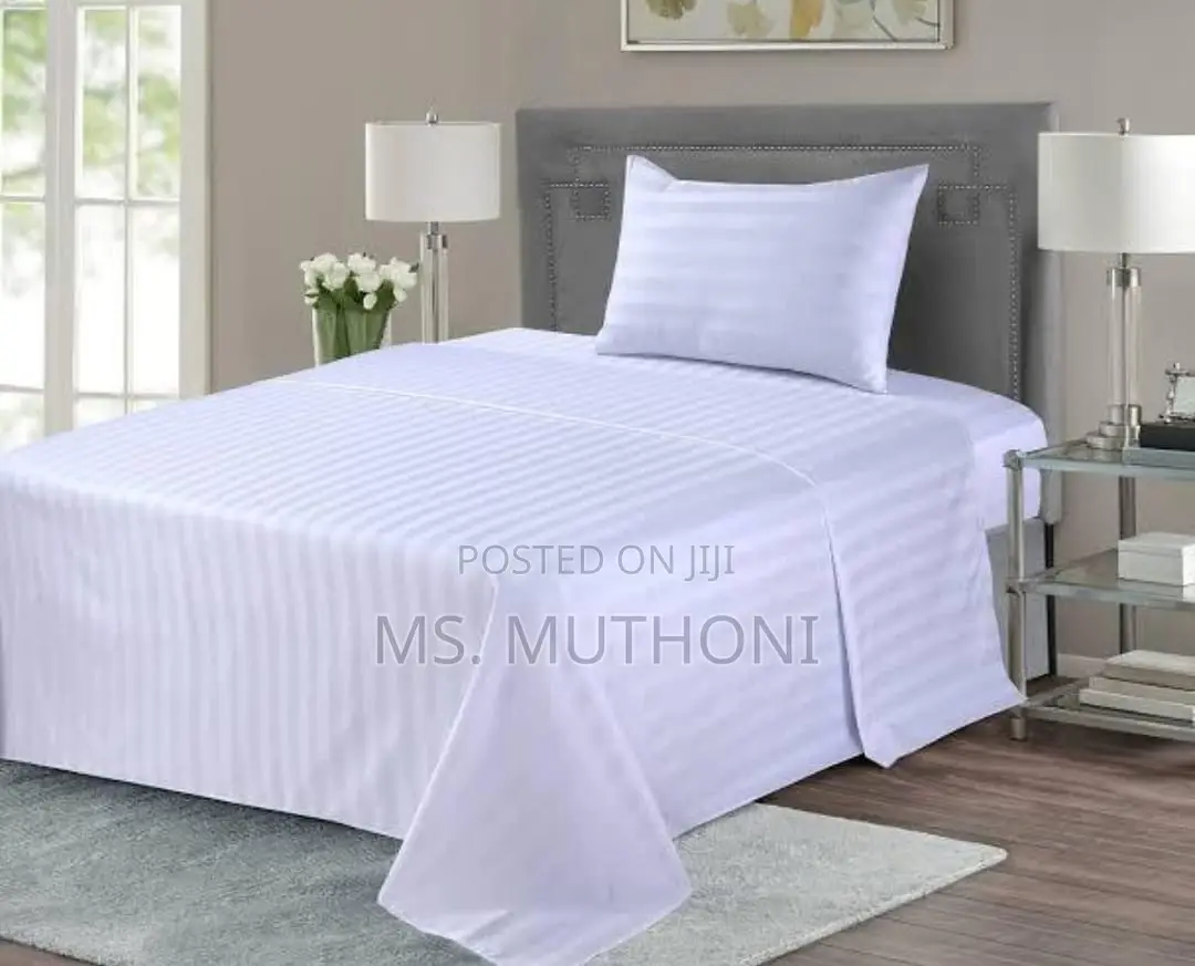 6*7 Cotton Bedsheets 1 Fitted *( All Round)* 2 Flat 2