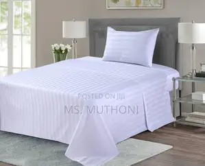 6*7 Cotton Bedsheets 1 Fitted *( All Round)* 2 Flat 2