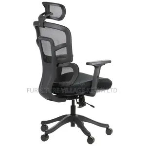 Orthopedic Office Seat, High-Back Ergonomic Boss Chair