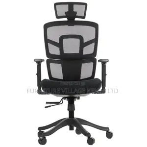 Orthopedic Office Seat, High-Back Ergonomic Boss Chair