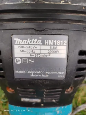 Demolishing Hammer Makita Hm1812 Heavy Duty Original