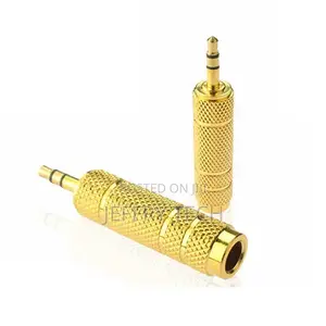 Microphone Headphone Adapter 3.5mm Male to 6.35mm Female