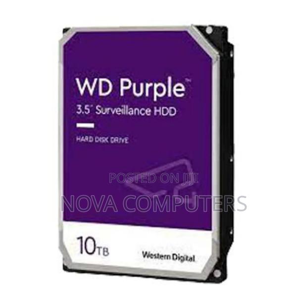 WD Purple Pro Surveillance Hard Drive 10TB, 512MB