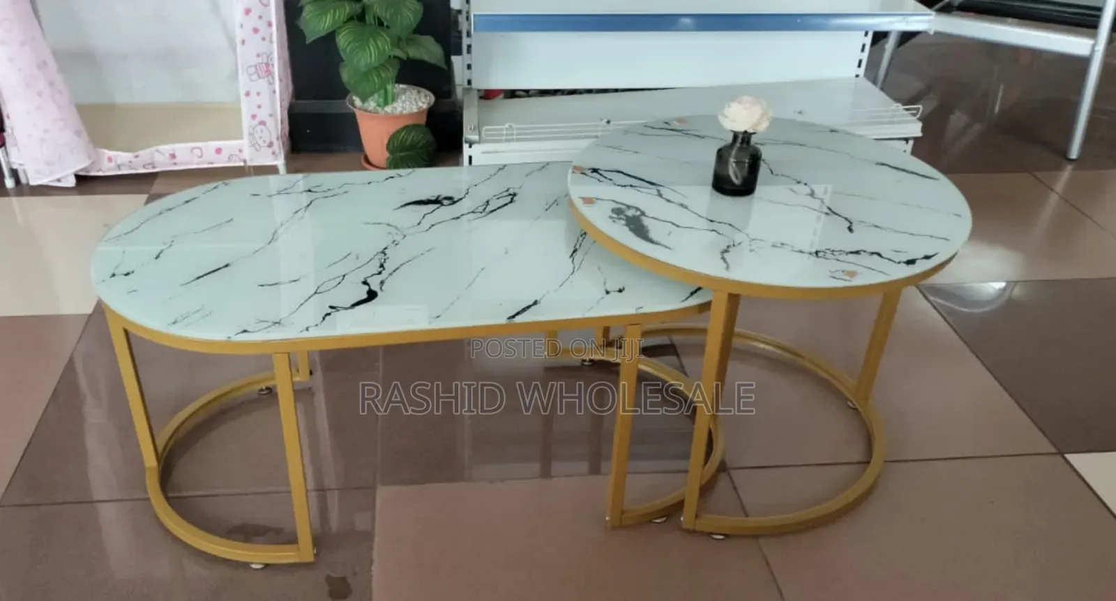 Sitting Glass Table