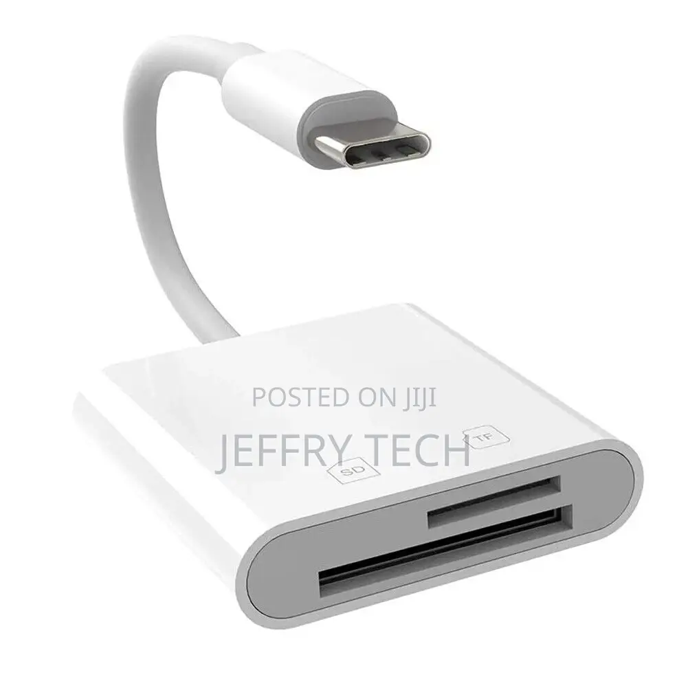 USB C SD TF Card Reader Cable Adapter 2 In1 Fits iPad Pro Ma