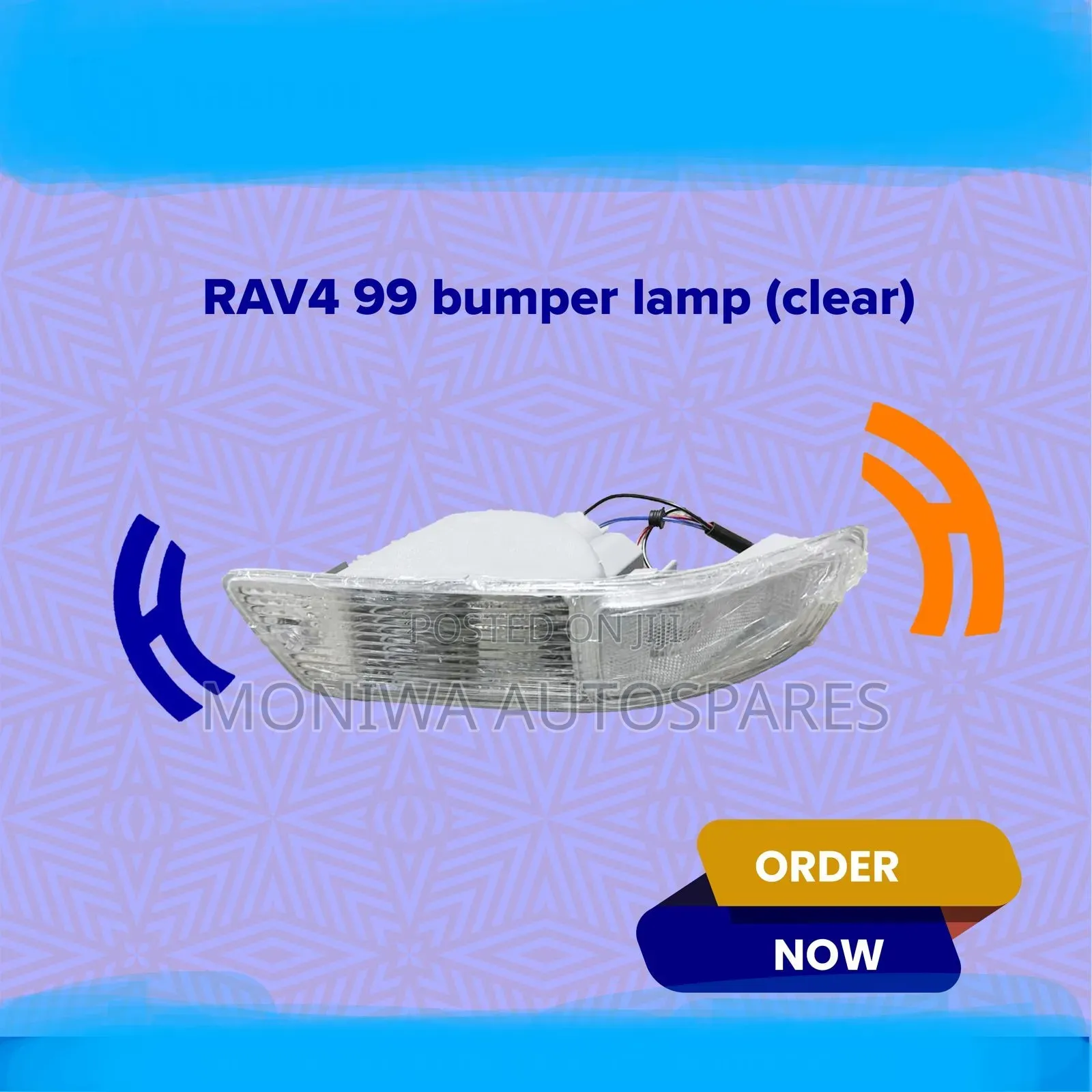 Bumper Lamp Clear Toyota RAV4 1999 Old Model